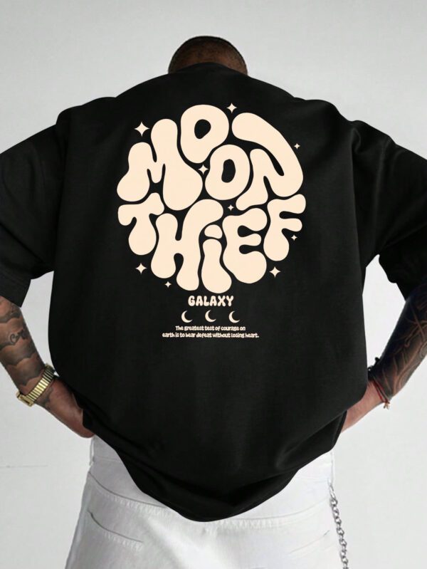T-shirt décontracté à col rond pour hommes pour la navette quotidienne – Image 3