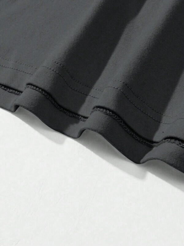 T-shirt décontracté à col rond pour hommes pour la navette quotidienne – Image 6