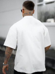 Homme T-shirt à imprimé cœur – Image 2