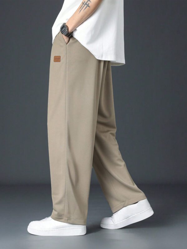 Homme Pantalon de survêtement à applique lettre à cordon – Image 9