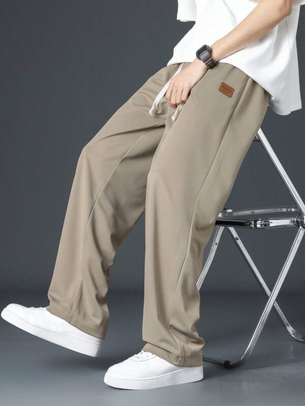 Homme Pantalon de survêtement à applique lettre à cordon – Image 10