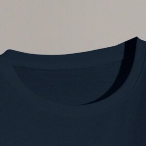 T-shirt Décontracté À Col Rond Pour Hommes Avec Lettre Imprimée