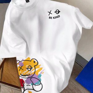 Manfinity Homme T-shirt à manches courtes pour hommes avec impression/simple motif/lettre