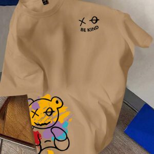 Manfinity Homme T-shirt à manches courtes pour hommes avec impression/simple motif/lettre