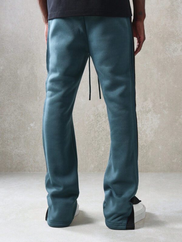 SUMWON Jogger avec découpe latérale et panneaux de contraste coupe évasée – Image 12