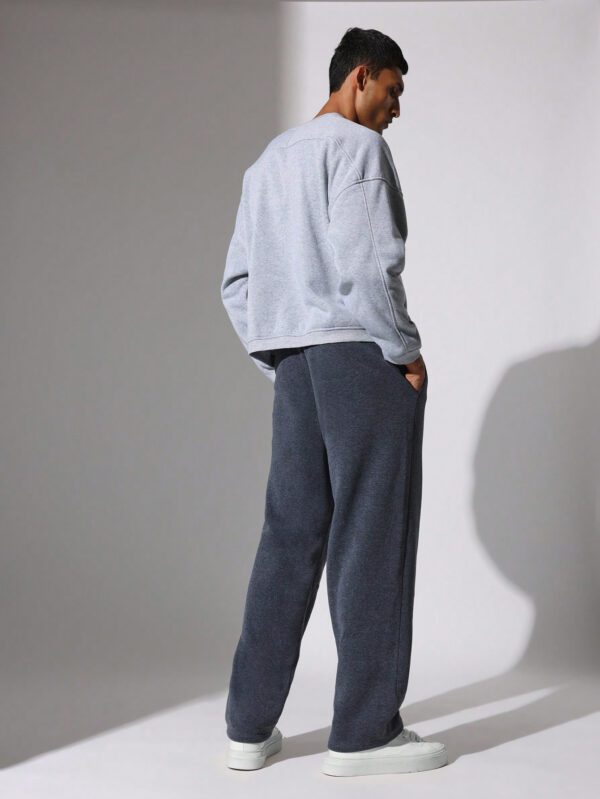 SUMWON Pantalon de survêtement à entrejambe tombante avec cordons et motifs brodés – Image 4