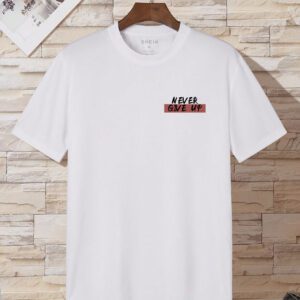 Manfinity Dauomo Homme T-shirt Graphique De Slogan