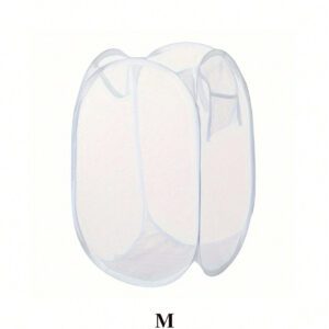 Panier à linge de grande capacité en maille, panier de rangement pliable pour vêtements, sac de rangement multifonctionnel parfait pour la maison