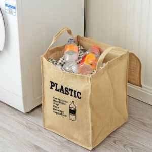 WHICHLIFE 1 pièce Panier à linge avec graphique de bouteille et lettre