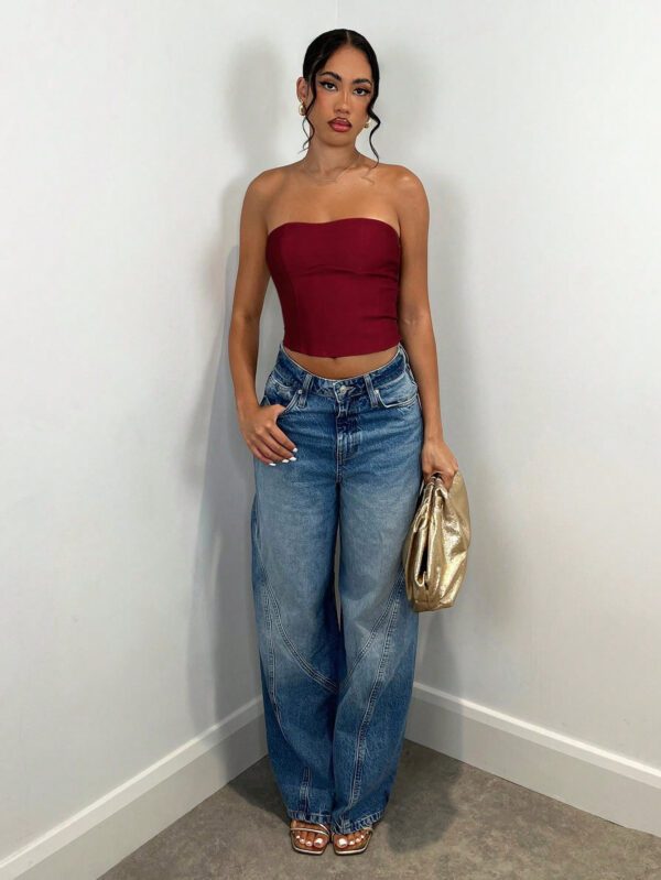 SHEIN BAE Top tube ajusté à la mode pour femmes, été – Image 7