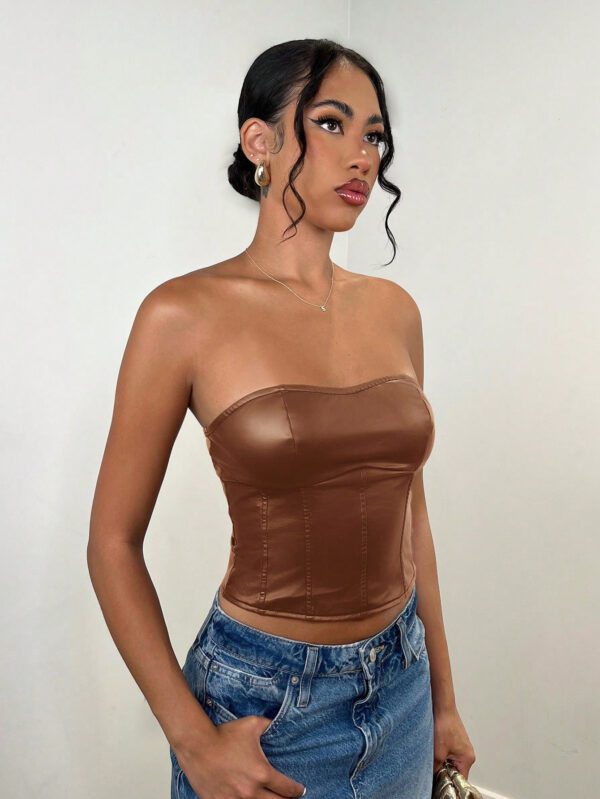 SHEIN BAE Top tube ajusté à la mode pour femmes, été – Image 11