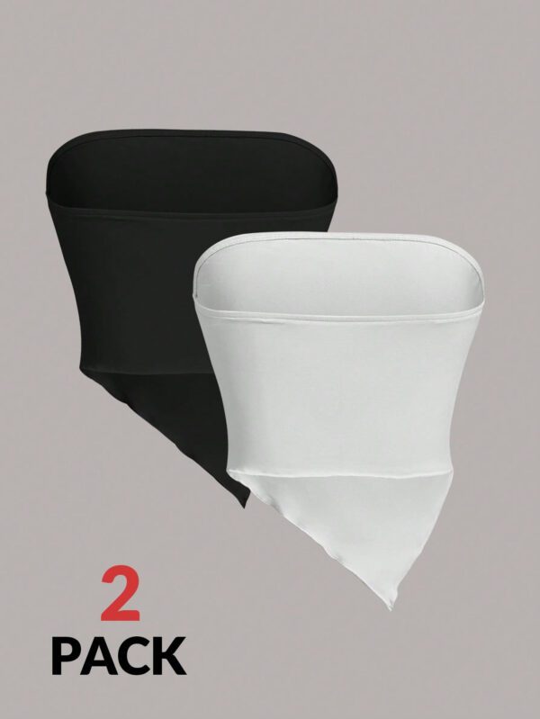 SHEIN SXY Ensemble de deux pièces de haut bustier simple pour femmes – Image 4