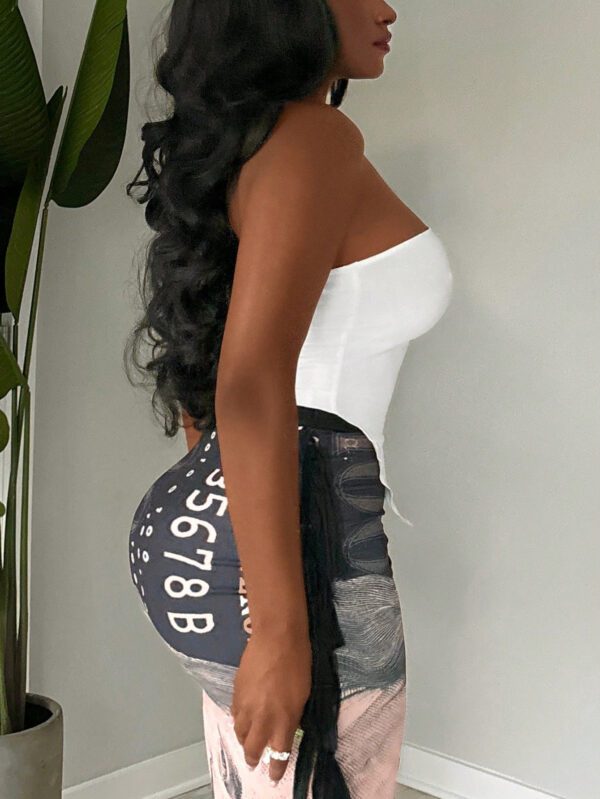 SHEIN SXY Ensemble de deux pièces de haut bustier simple pour femmes – Image 6