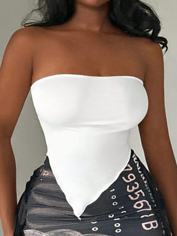 SHEIN SXY Ensemble de deux pièces de haut bustier simple pour femmes – Image 9