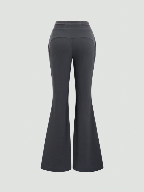 SHEIN MOOSTA Summer Flared Elastic Waist Pants – Image 2