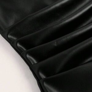 Siren Gaze Top imprimé peau de serpent brun pour femmes, fashion, plissé, ourlet asymétrique en tube. Convient pour sortir, les fêtes, Noël, vacances, élégant, Nouvel An, festivals, été, femmes, blouse, Saint-Valentin, robe de fête du Nouvel An