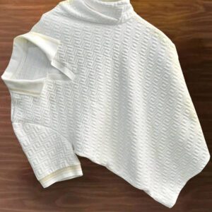 Manfinity Mode Chemise polo à manches courtes en jacquard décontractée pour homme, parfaite pour les trajets quotidiens en été