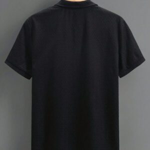 Manfinity Homme Chemise polo décontractée coupe slim pour homme avec petit imprimé