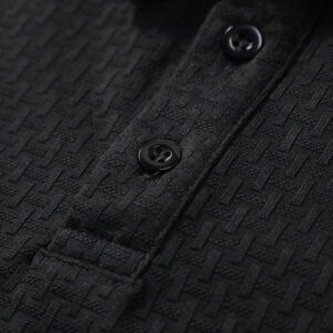 Manfinity Homme Chemise polo décontractée coupe slim pour homme avec petit imprimé