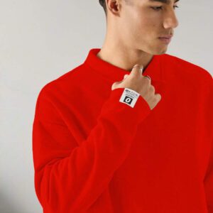 SWAVVY Polo à manches longues en tricot casual pour hommes, col demi-boutonné ample, mode porte quotidienne
