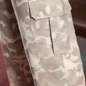 Manfinity Streetrush Pantalon décontracté à poches nouées à l'avant, motif camouflage, pour usage quotidien