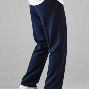 Manfinity Hypemode Pantalon mode couleur unie pour hommes, adapté pour les vêtements d'été pour hommes, pantalons pour hommes, pantalons de survêtement pour hommes, survêtements amples pour hommes, tenue de survêtement pour hommes, vêtements pour hommes, survêtements