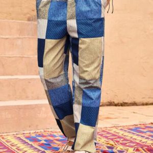 Manfinity VCAY Pantalon long casual tressé pour hommes avec imprimé multicolore