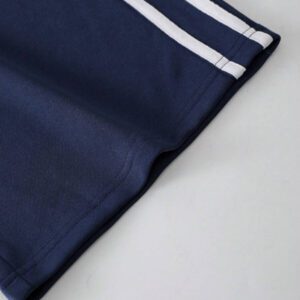Manfinity Sporsity Pantalon de sport décontracté pour hommes à taille avec cordon et couleur contrastée