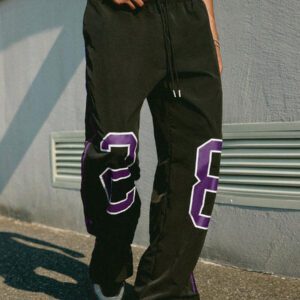 Manfinity Streetrush Pantalon décontracté pour hommes avec cordon de serrage à la taille et imprimé numérique