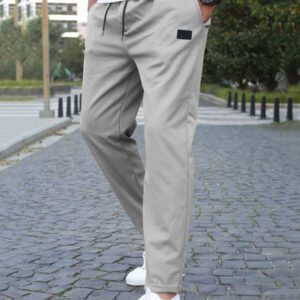 Manfinity Homme Homme Pantalon À Applique À Cordon