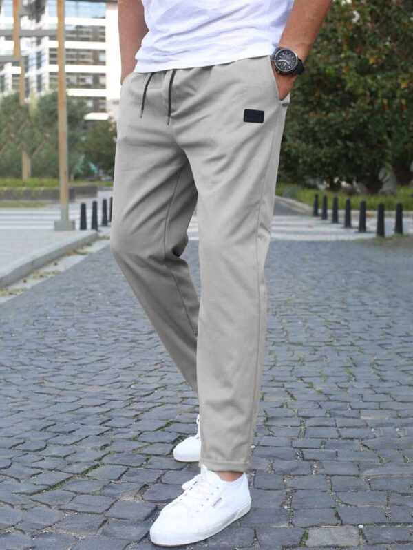 Manfinity Homme Homme Pantalon À Applique À Cordon – Image 2