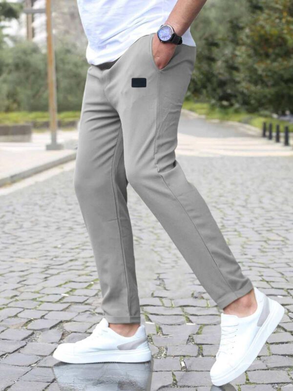 Manfinity Homme Homme Pantalon À Applique À Cordon – Image 3