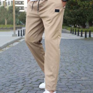 Manfinity Homme Homme Pantalon À Applique À Cordon