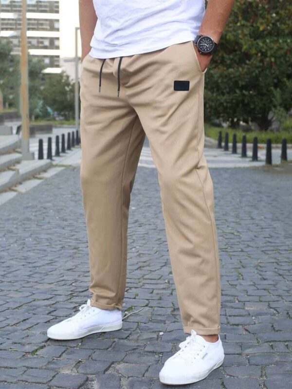 Manfinity Homme Homme Pantalon À Applique À Cordon – Image 7