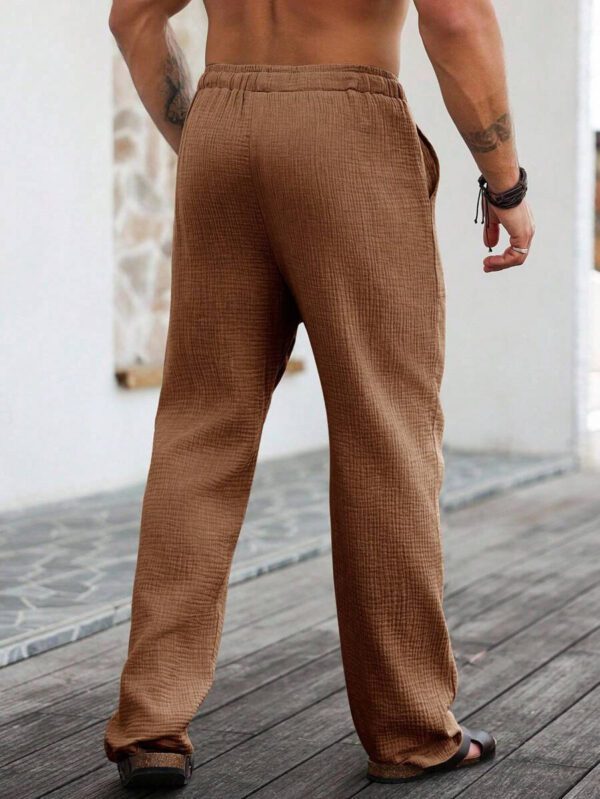 Manfinity Hypemode Pantalon cargo décontracté pour homme avec cordon de serrage et plusieurs poches – Image 11