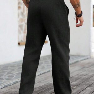 Manfinity Hypemode Pantalon cargo décontracté pour homme avec cordon de serrage et plusieurs poches