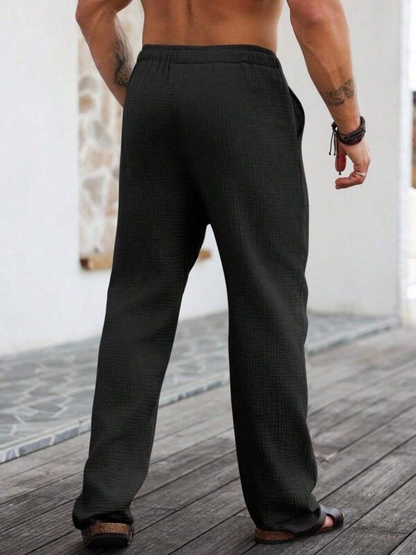 Manfinity Hypemode Pantalon cargo décontracté pour homme avec cordon de serrage et plusieurs poches – Image 15