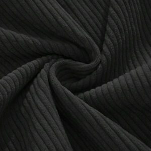 Manfinity Homme Pantalon Ample En Velours Côtelé Pour Hommes, Couleur Unie, Taille Avec Cordon