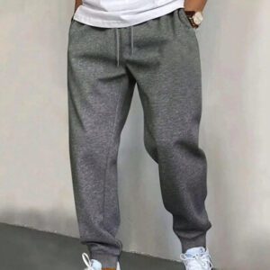 Manfinity Dauomo Homme Pantalon Unicolore À Poche À Cordon