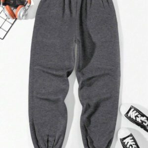 Manfinity Dauomo Homme Pantalon Unicolore À Poche À Cordon