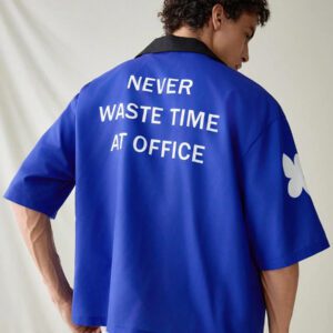 SWAVVY Chemise décontractée ample à manches courtes, style jeunesse pour usage quotidien