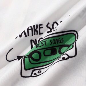 Manfinity Hypemode Chemise à manches courtes décontractée imprimée avec slogan pour homme