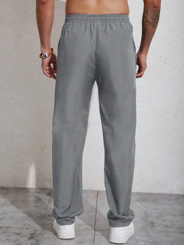 Manfinity Homme Homme Pantalon À Applique Lettre À Cordon – Image 10