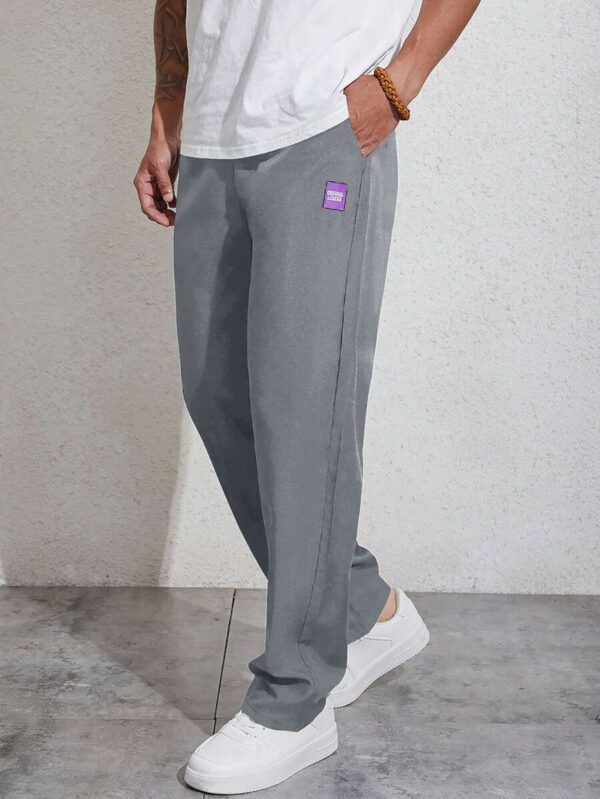 Manfinity Homme Homme Pantalon À Applique Lettre À Cordon – Image 12
