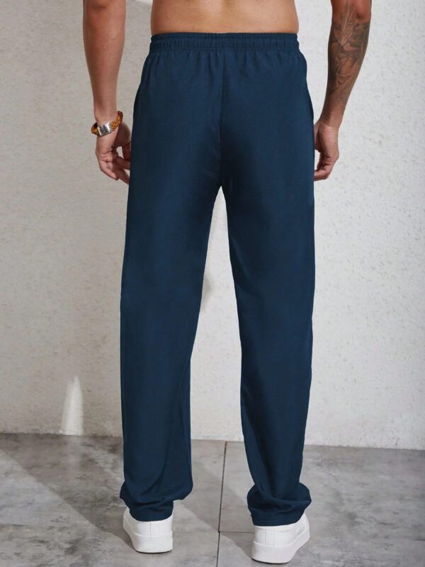Manfinity Homme Homme Pantalon À Applique Lettre À Cordon – Image 15