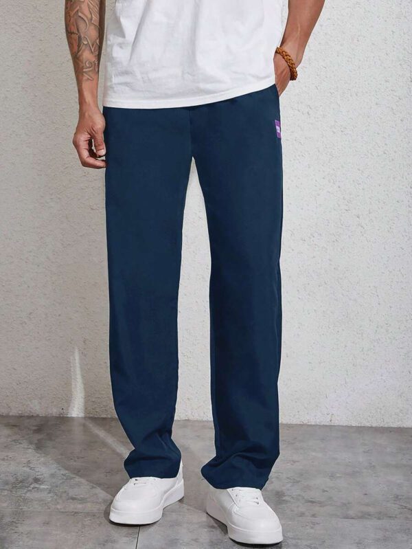 Manfinity Homme Homme Pantalon À Applique Lettre À Cordon – Image 16