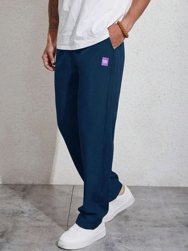 Manfinity Homme Homme Pantalon À Applique Lettre À Cordon – Image 17