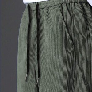Manfinity Hypemode Pantalon décontracté ample en coton avec cordon de serrage et appliqués, pour hommes