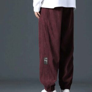 Manfinity Hypemode Pantalon décontracté ample en coton avec cordon de serrage et appliqués, pour hommes