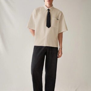 SWAVVY Chemise décontractée et polyvalente de couleur unie pour hommes